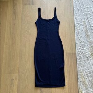Zara Navy Blue Midi Dress